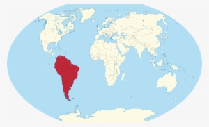 South America - South America Highlighted On A Map
