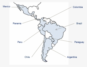 Gbo's Network In South America Includes Mexico, Brazil, - Map Of South America
