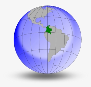 Colombia, Earth, Globe, World, South America, Geography - Colombia On The Globe