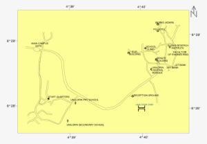 Road Map Of University Of Ilorin Showing The Study - University Of Ilorin