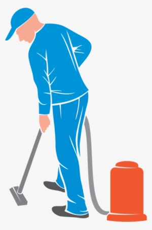 Carpet Cleaning Vector Person - Carpet Cleaner Vector