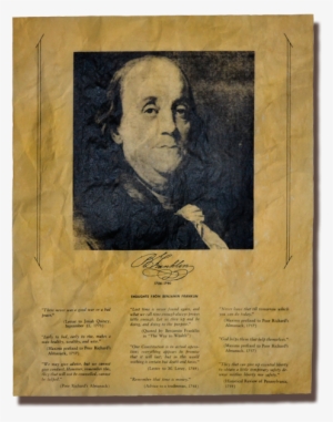 Thoughts From Benjamin Franklin - Benjamin Franklin