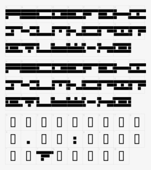 Timebomb Font - Sheet Music