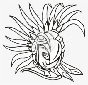 Aztec Warrior Drawing At Getdrawings - Aztec Drawing For Kids