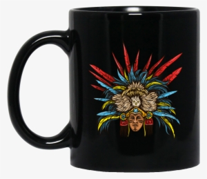 Aztec Warrior Head Mug - West Wing Coffee Mug