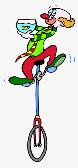 I - Clown On Tall Unicycle