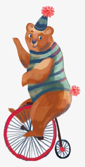 Placemat Design - Circus Bear Png