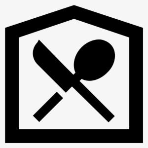 Restaurant Building Icon - Restaurant Clipart Png Black And White
