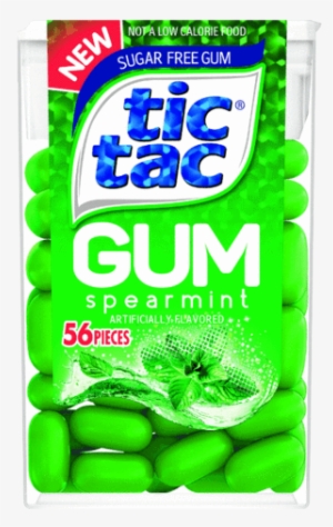 Tic Tac Gum Spearmint Sugar Free - Tic Tac Gum Spearmint