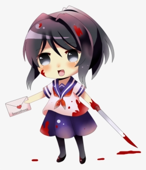 Chibi Yandere Chan By Innocentgenesis-d9772gs - Anime Yandere Chan