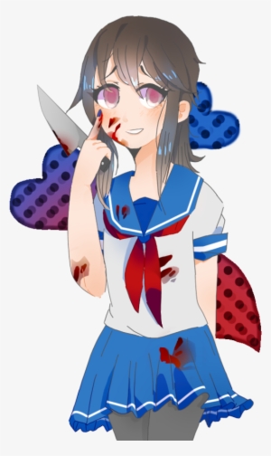 Clipart Library Stock Chan By Aireters On Deviantart - Yandere Chan With Knife