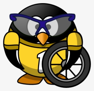 How To Set Use Bicyclist Penguin Svg Vector