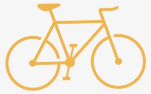 Icon Bicycle Yellow - Road Bike Graphic