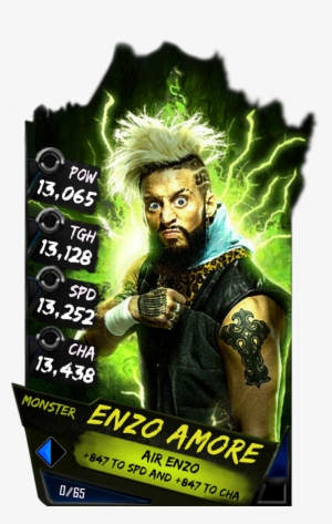 Enzoamore S4 17 Monster - Wwe Supercard Monster Cards
