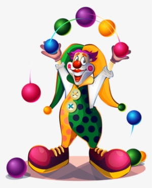 Carnival Transparent Kid - Cartoon Circus Clowns Easy