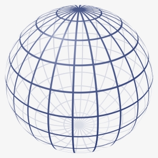 Perspective Projection Of A Sphere - Sphere Wireframe Png