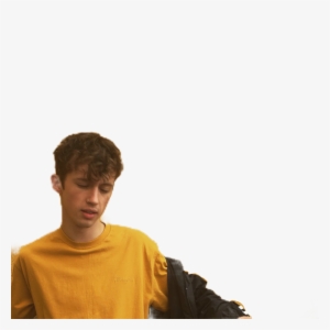 Troyesivan Troye Sivan Yellow Aest Aes Aesthetic Yellow - Troye Sivan Aesthetic Transparent