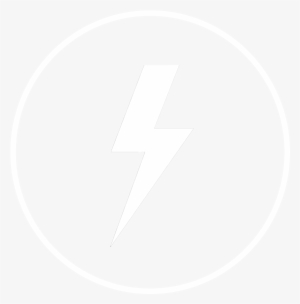 Lightning-icon - White Internet Icon Png