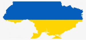 Ukraine Flag Map Clipart Flag Of Ukraine Ukrainian - Ukraine Ssr Flag Map