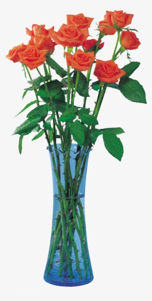Free Png - Розы В Вазе Png