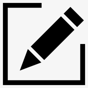 Edit Svg - Edit Icon Black And White