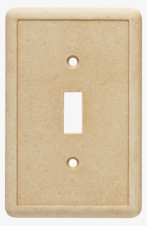 Single Toggle Sahara Wall Plate - Wood