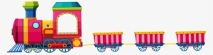 Hd Cartoon Hand Drawn Small Train Toy - Toy Train Vector