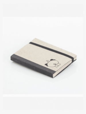 Black Elastic Travel Diary - Diary