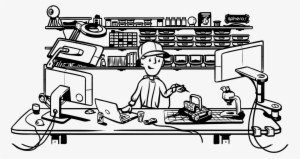 Ian Imagined A Robot That Was Friendly And Helpful, - Cartoon