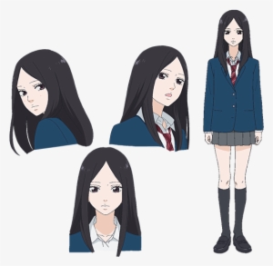 Shuko Murao Anime Concept - Ao Haru Ride Character Design