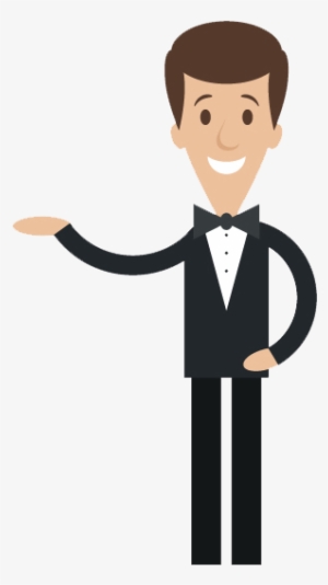 Waiter Png Image Background - Waiter Png