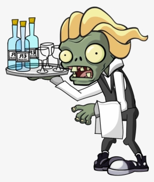 Waiter Zombie Hd - Plants Vs Zombies 2