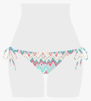 Pastel Zigzag Dallas Bikini Bottom