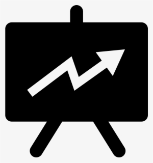 Zig Zag Ascendant Arrow Graphic On Blackboard Svg Png - White Zig Zag Arrow