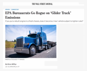 The Wall Street Journal Edition Is Online Here - Glider Truck