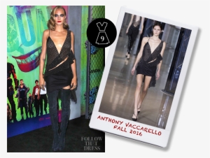 Cara Delevingne In Anthony Vaccarello Fall - Warner Suicide Squad Bluray Blu-ray