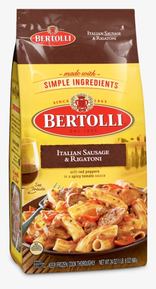Share A Bottle, Not A Status - Bertolli Italian Sausage And Rigatoni