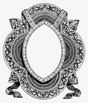 Ornate White Frame Png Download - صور لايطار مزخرف