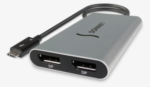 Thunderbolt 3 To Dual Displayport Adapter - Sonnet Thunderbolt 3 To Dual Displayport Adapter