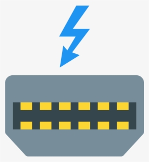 The Icon Is A Logo Of Thunderbolt - Icon