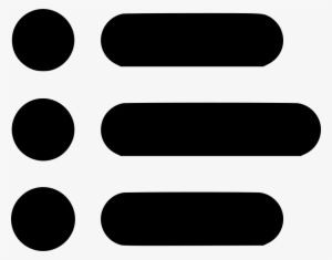 Menu Bullet Justified Comments - Menu Bullet Icon Svg