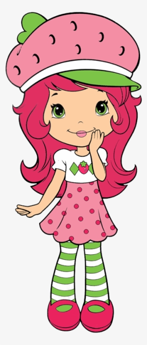 Clip Black And White Stock Bitty Adventures Clip Art - Strawberry Girl Cartoon Png