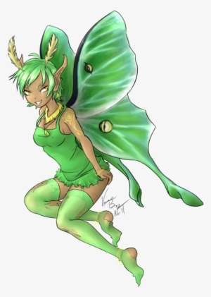 Pixie - - Luna Moth Pixie