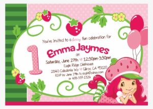 Strawberry Shortcake Birthday Invitations - Invite Strawberry Shortcake ...