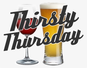 Happy Hour All Day - Thirsty Thursday Bar Signs