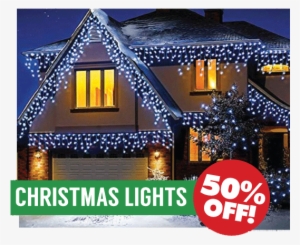 See All Our Departments - 360 Blue & White Led Snowing Icicle Lights With