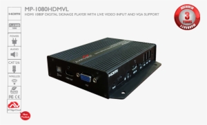 Digital Signage Player With Live Video Input - Avenview Cpro-hdm-cvida Hdmi Down Converter