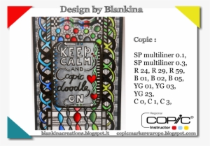 Hope You Will Keep Calm And Doodle On Too, Thanks For - Copic