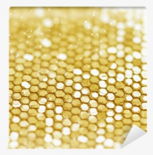 Gold Defocused Glitter Background Wall Mural • Pixers® - Gold