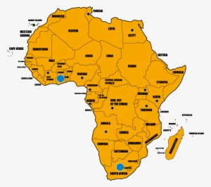 Africa Map - Names Of All The Africa Countries